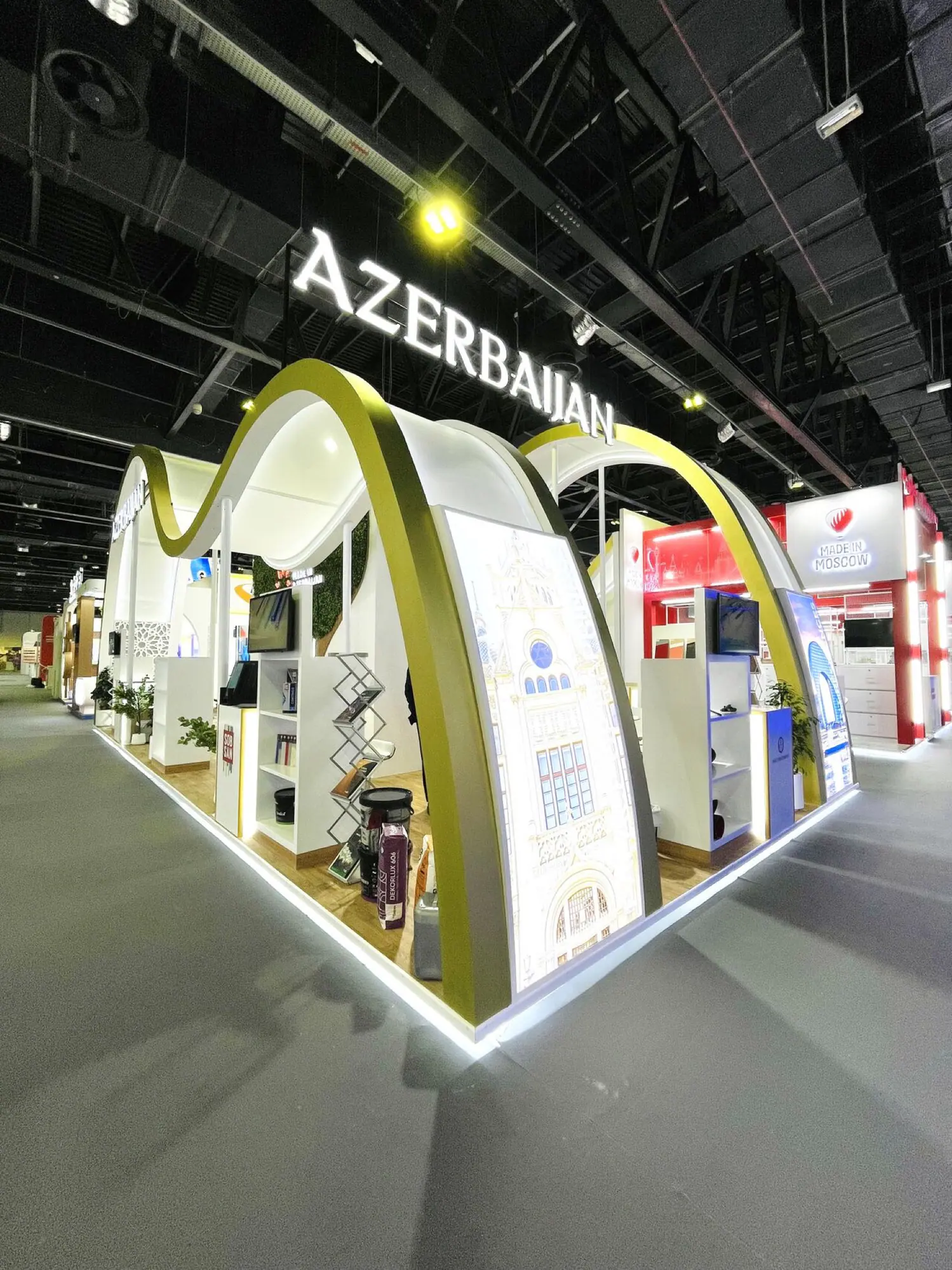 Azerbaijan Pavilion exhibition space detail