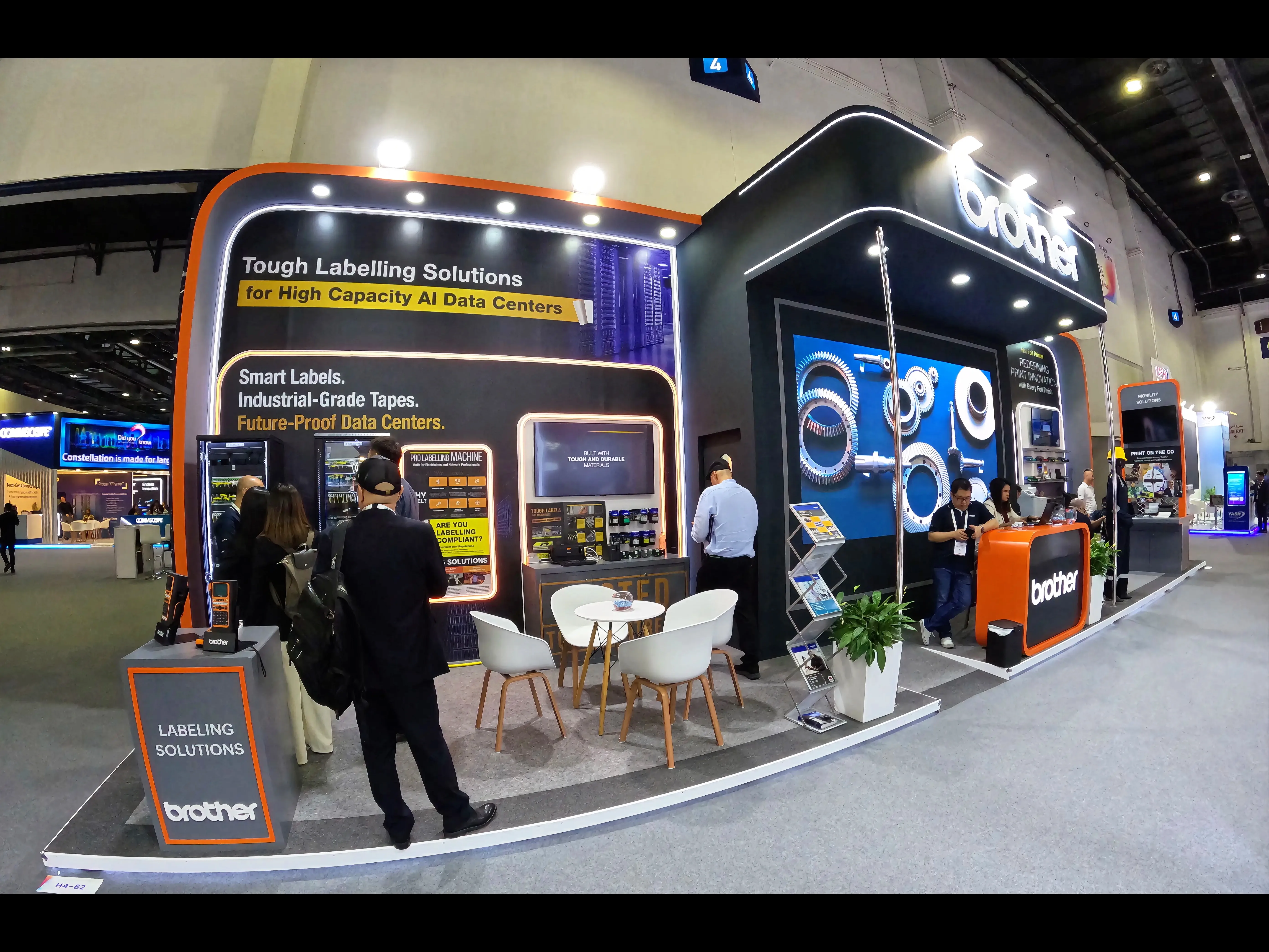 Brother exhibition stand at GITEX Global Dubai