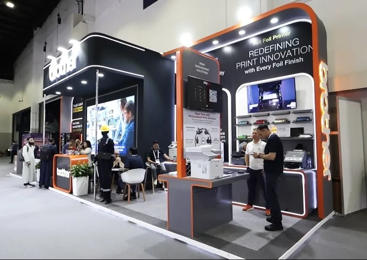 Completed Brother exhibition stand
