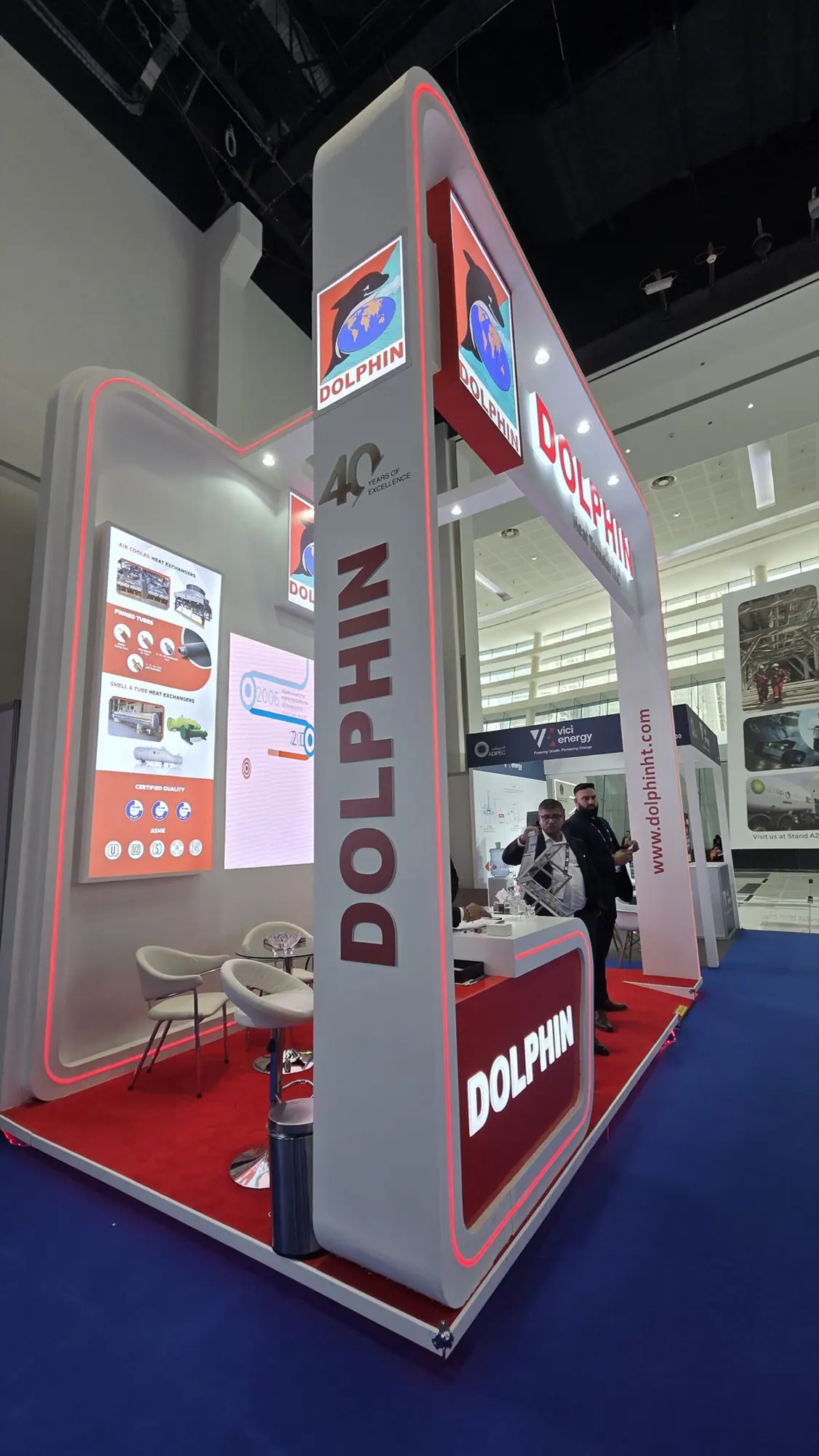 Dolphin Heat Transfer technical product display