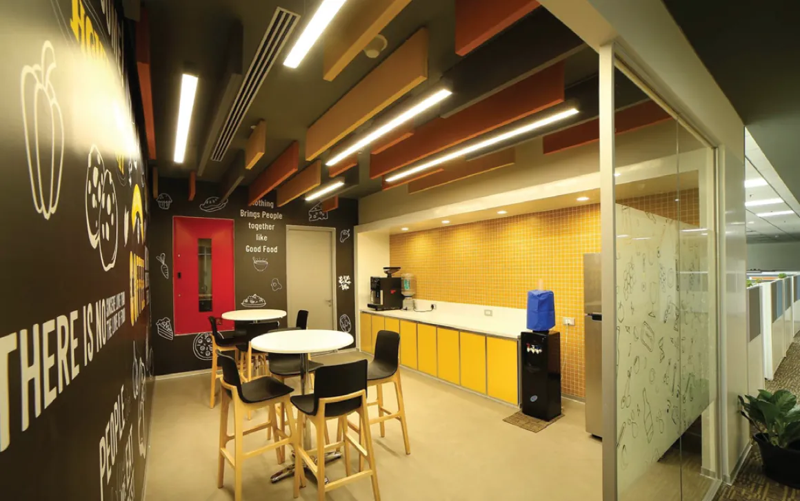 Office breakout and refreshment area