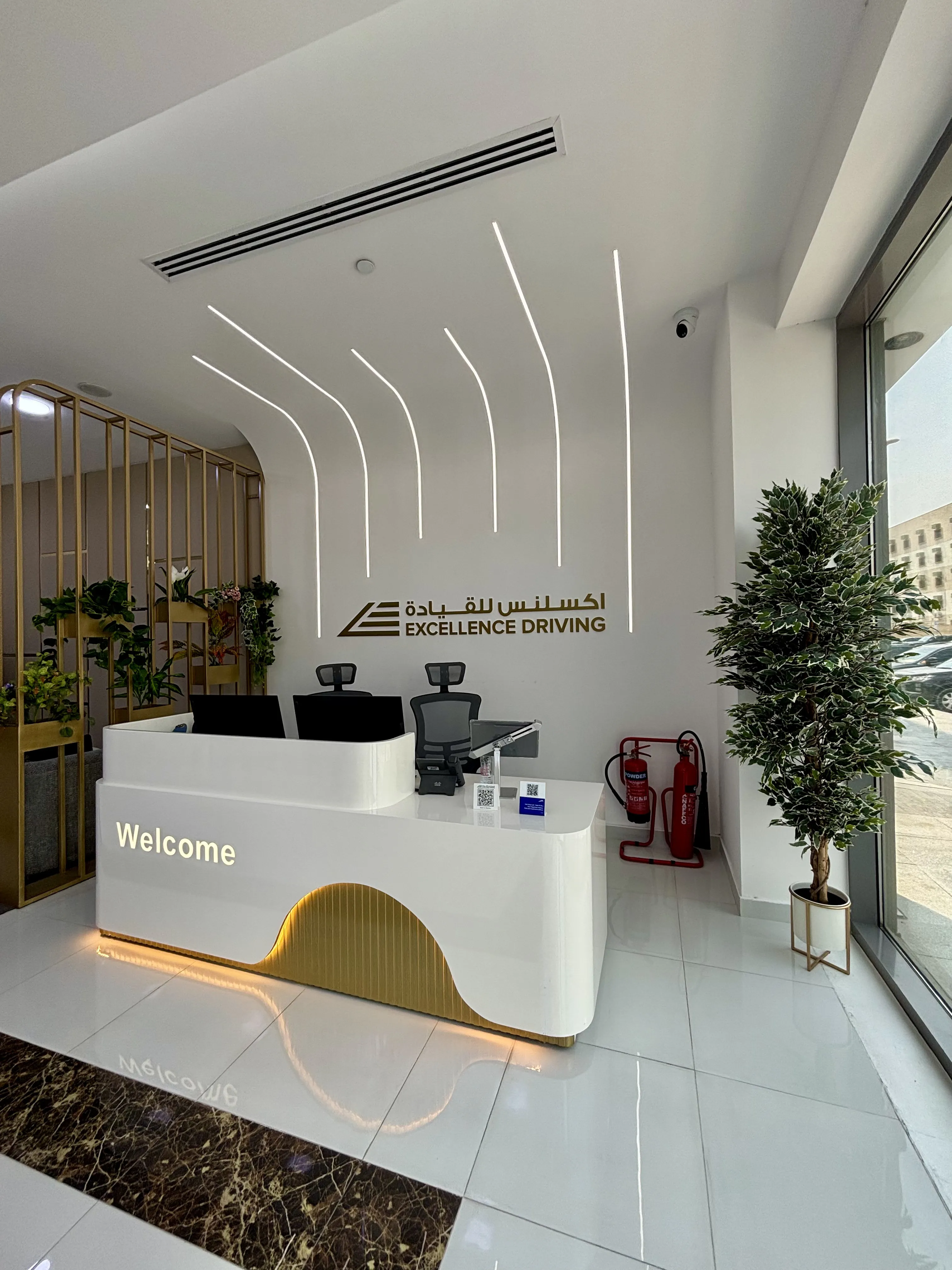 Excellence Driving waiting area renovation