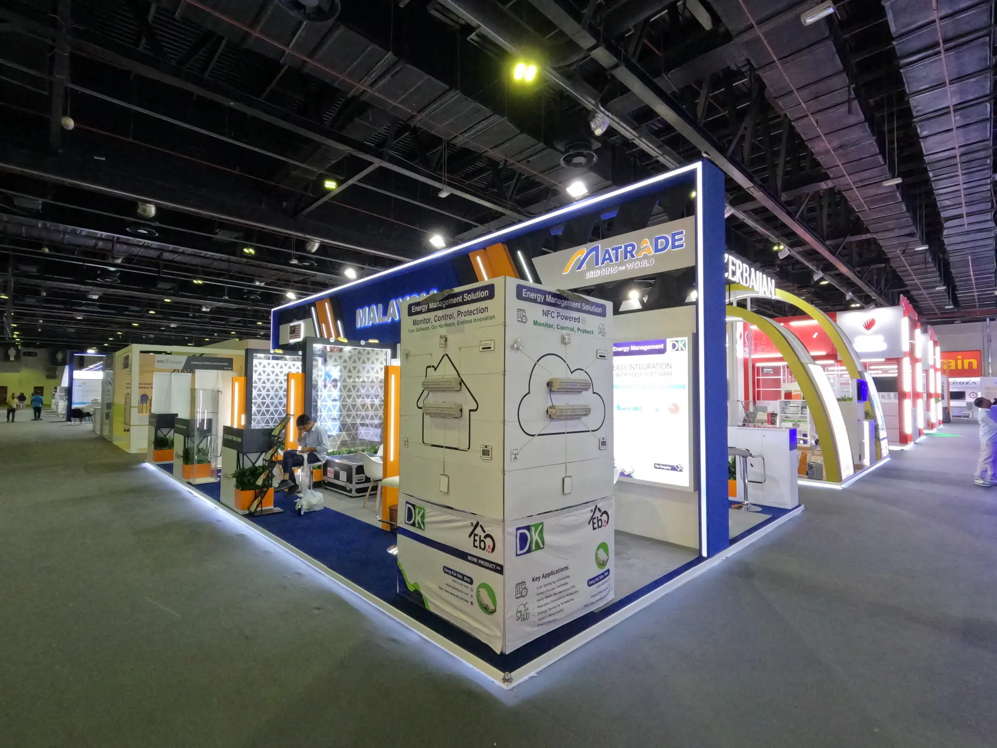 Malaysia Pavilion exhibition space detail