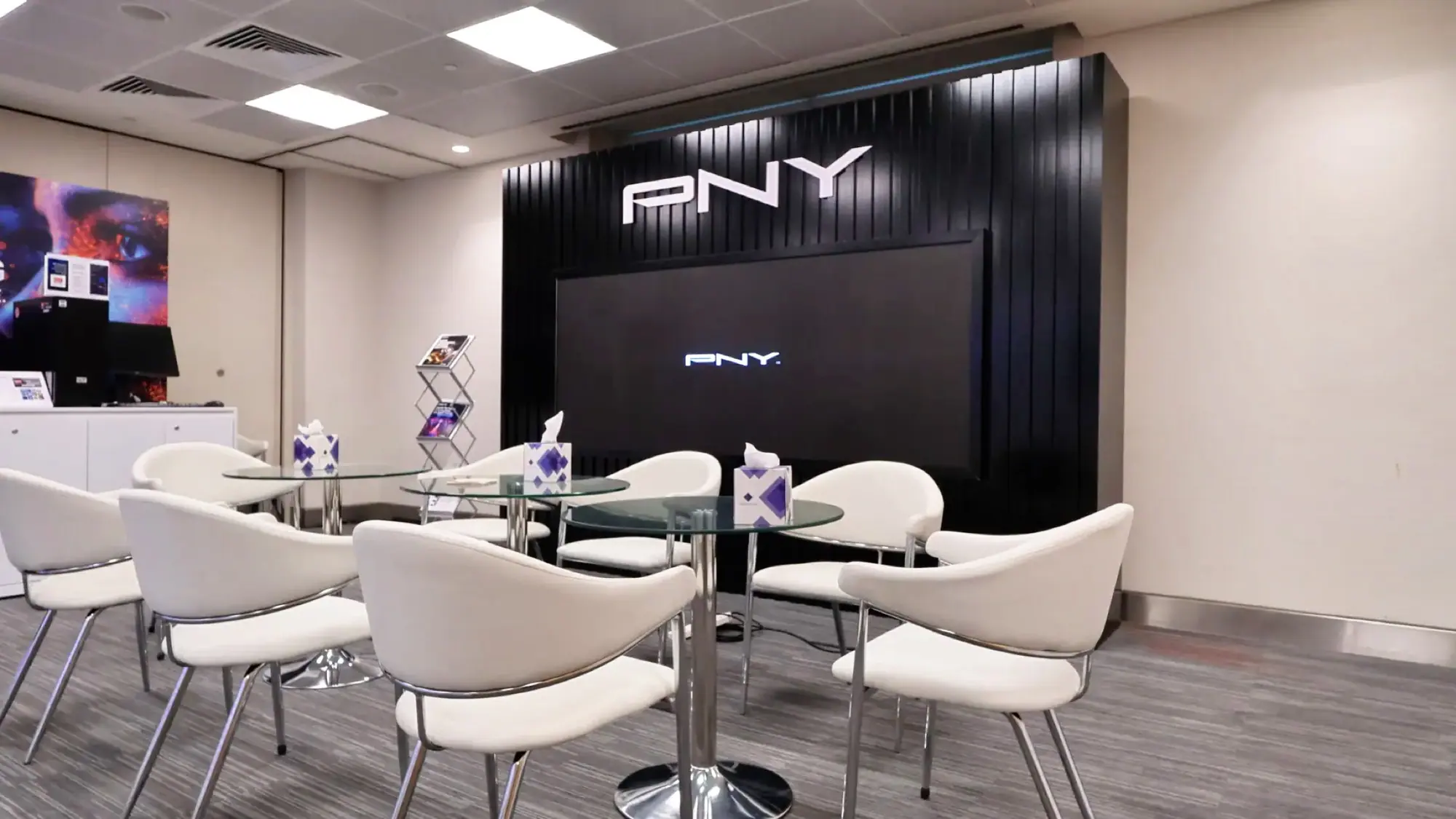 PNY presentation and meeting area