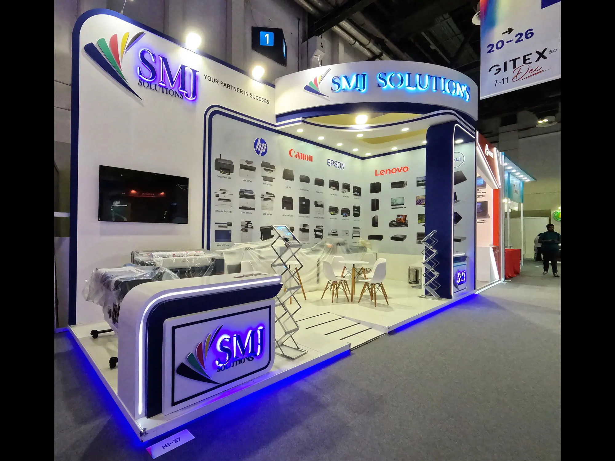 SMJ Solutions presentation and meeting area