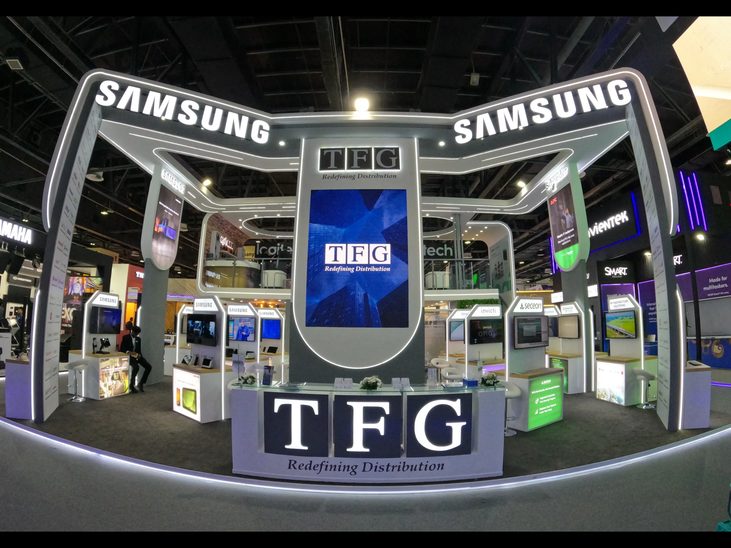 TFG branded exhibition environment